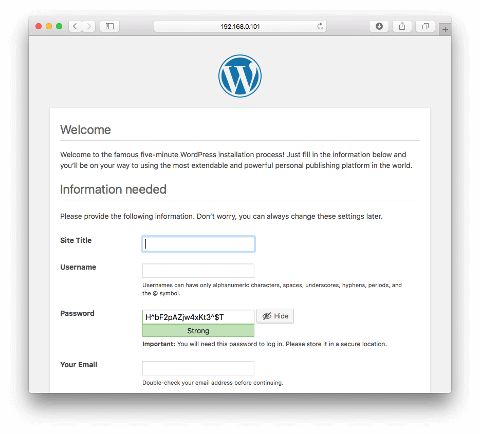 wordpress-welcome-page