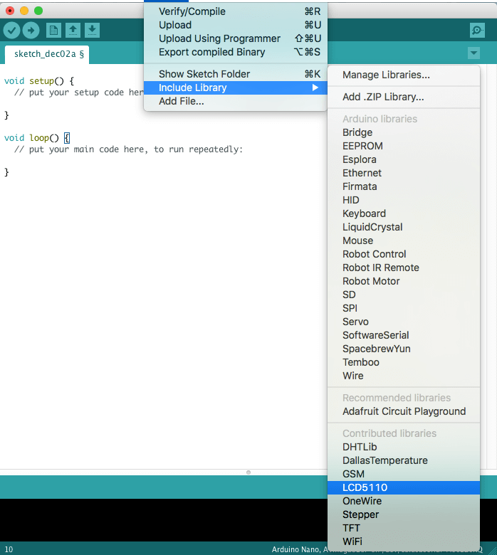 access-arduino-library-via-sketch-include-library menu