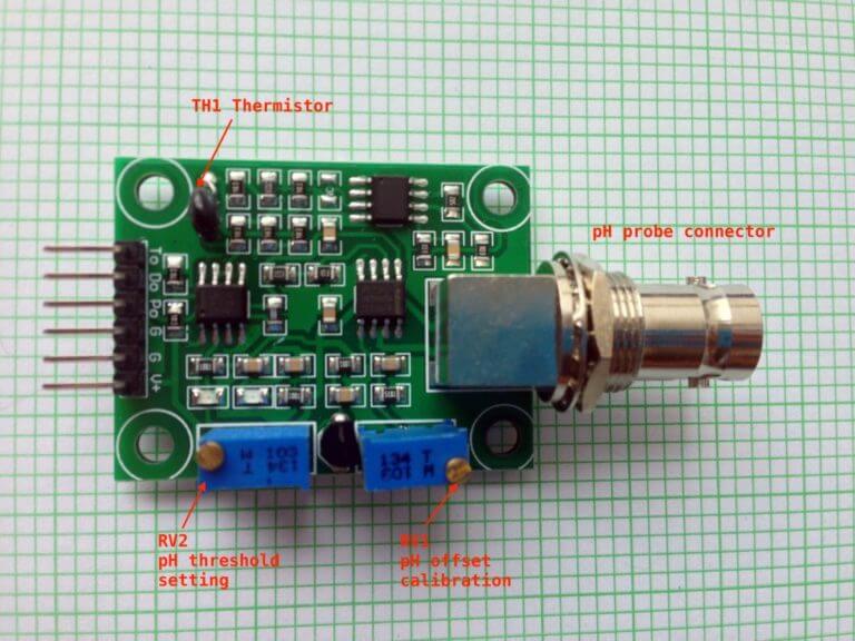 Measure pH with a low-cost Arduino pH sensor board – E-Tinkers