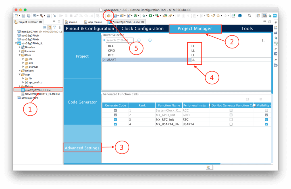 Setup to use LL Library