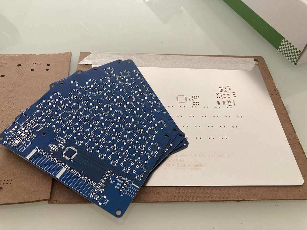 "PCB and Stencil received from PCBWay