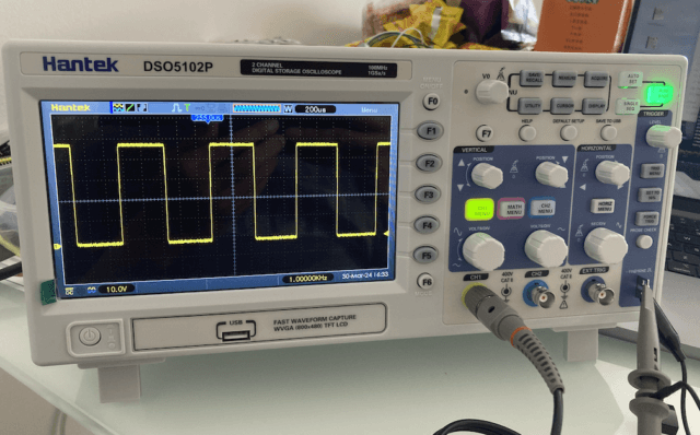 Hantek DSO5102P oscilloscope