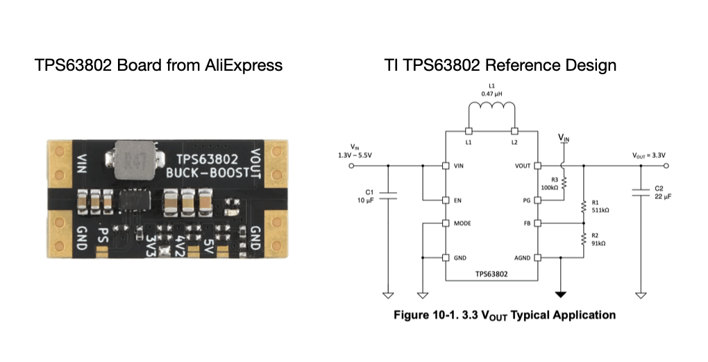 TPS63802 break out board